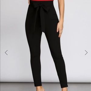 All Tied Together Crepe Twill Pants Windsor XS